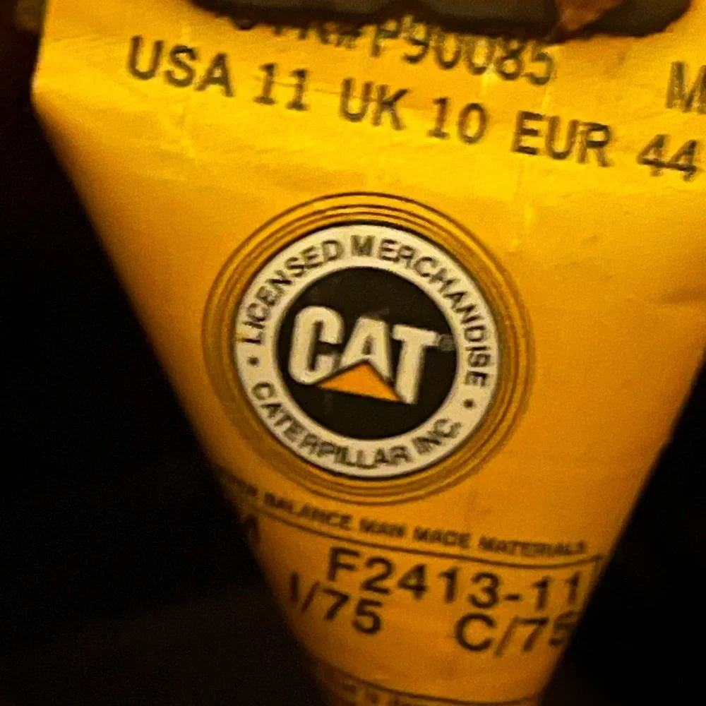 Caterpillar Steel Toe Imperfection Work Boots Sz 11